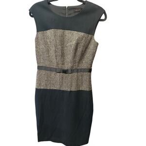 The Limited GREY & BLACK PINSTRIPE Work Dress NWT Size 2